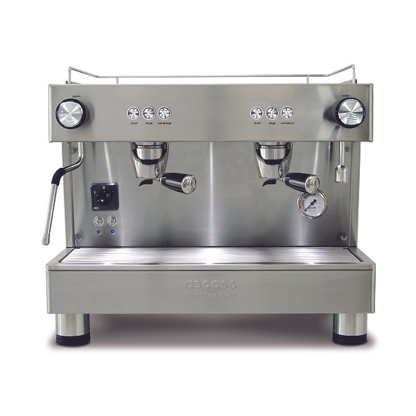 Cafetera profesional ASCASO BAR 2 GPOS PORTAFIJO 230 V – Servicio y  Refacciones para Cafeteras Profesionales