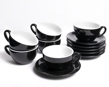6 tazas de porcelana para café